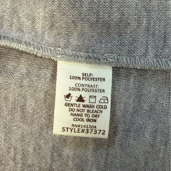 NWT Hem & Thread: Gray Women's Dressy Fall Oversized Cardigan / Jacket, Size M - Picture 11 of 12